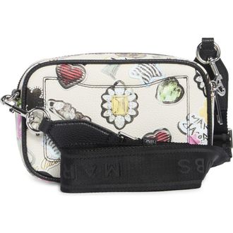 Marc Jacobs Sticker Bold Flash Camera Bag in White Multi at Nordstrom Rack