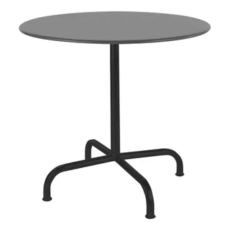 Schubiger M&ouml;bel Metall-Tisch Rigi Rund