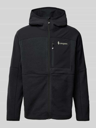 Cotopaxi Fleecejacke mit Label-Print Modell Abrazo in Black, Gr&ouml;&szlig;e XXL