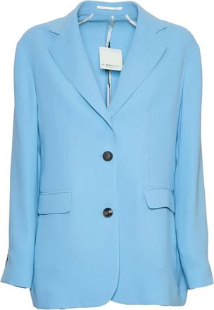 Ql2 Quelledue single-breasted blazer - women - Polyester - 46 - Blue