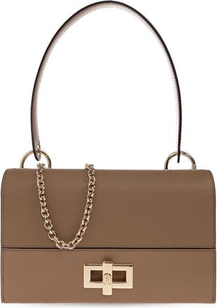 Furla Amelia Bag - Dames - Schoudertassen - Bruin - ONE Size - Leer - Tassen