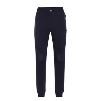 Philipp Plein Iconic Plein Track Pants - Heren - Broeken - Blauw - Maat: 2XL Katoen