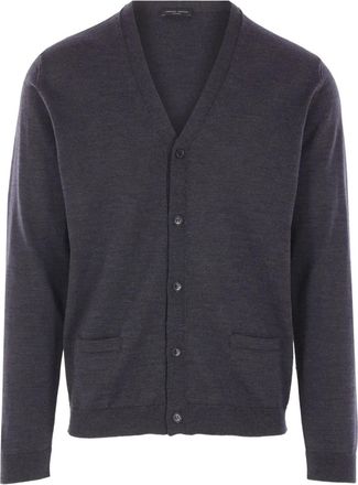 Roberto Collina wool cardigan - men - Wool - 52 - Grey