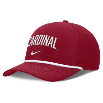 Nike Stanford Primetime Rise Campus Nike Mens College Adjustable Hat in Red | NC9669WSDN-SJM