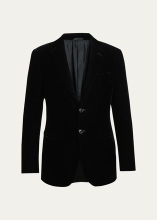 Giorgio Armani Mens Seersucker Single-Breasted Sport Coat