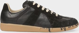 Maison Margiela Men & apos;s Replica Suede Low-Top Sneakers