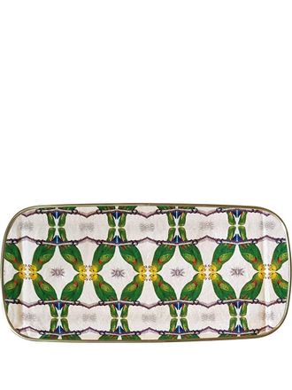 Les-Ottomans Patch NYC rectangular tray - unisex - Fiberglass - One Size - White