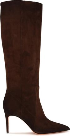 Santoni Dark Brown Suede Boots