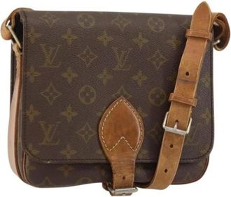 Louis Vuitton Pre-owned Cross Body Bags, female, Brown, Size: ONE SIZE Pre-owned Canvas Cross Body Bag