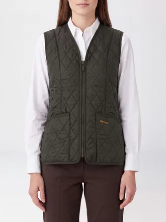 Barbour Betty Quilted Recycled Nylon Gilet with V-Neck