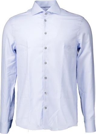 John Miller Lichtblauw Overhemd Lange Mouw - Heren - Casual Overhemden - Blauw - S - Overhemden