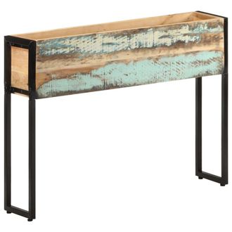 vidaXL Jardinera De Madera Maciza Reciclada 90x20x68 Cm Vidaxl