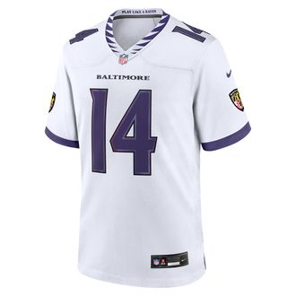 Nike Kyle Hamilton Baltimore Ravens Nike Mens NFL Game Jersey in White | 67NM0FDK8GF-AZ0