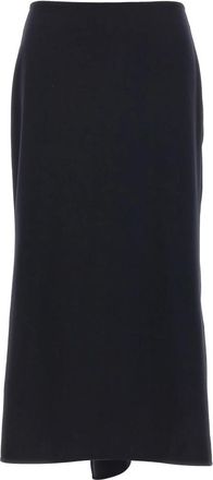 Victoria Beckham Dames, Rokken, Blauw, Maat: 2XS Wol