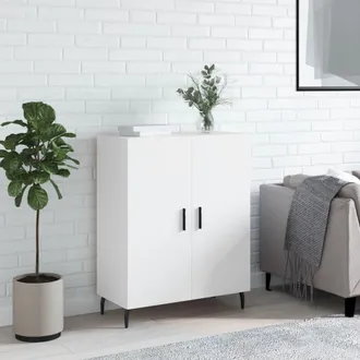 vidaXL Aparador De Madera De Ingenier&iacute;a Blanco 69,5x34x90 Cm Vidaxl