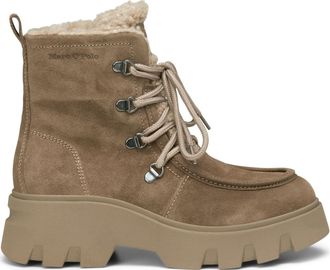 Marc O'Polo Brown Liliam 9B Suede Chunky Boots