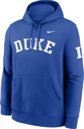 Nike Duke Sideline Club Nike Mens College Pullover Hoodie in Blue | MKDK4EVDU-TVV