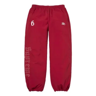 SUPREME x Umbro SS26 Rhinestone Track Pant Red SUP-SS26-332-RED