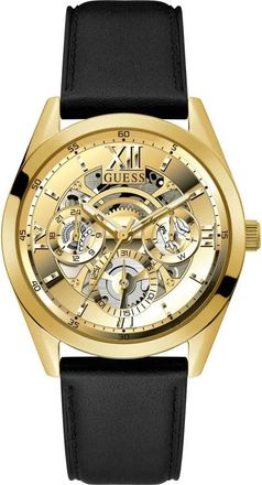 Guess Horloges - Heren - Horloges - Geel - ONE Size - Leer - Accessoires