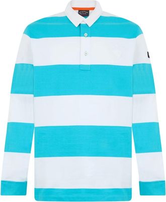 Paul & Shark Long Sleeve Polo - male - Paul & Shark - Polo Shirts - Blue - 6XL - Tops