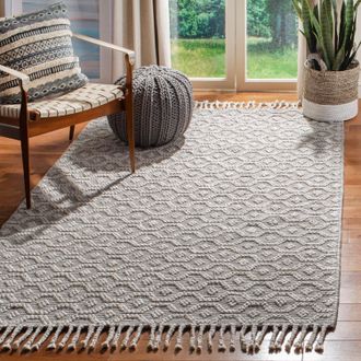Safavieh Natura Hand Made Area rug, Grey Contemporary Style Non-Shedding