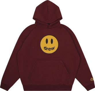 Drew House Mascot Oversized Hoodie Burgundy DR-FW22-208