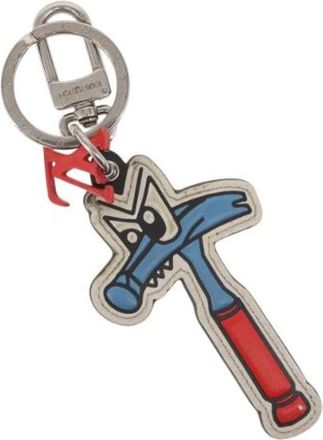 Louis Vuitton Pre-owned Accessories, female, Blue, Size: ONE SIZE Pre-owned Canvas Key-holder