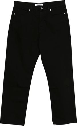 Maison Kitsuné straight-leg jeans - Black