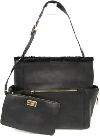 Ferragamo Tweedehands leren handtassen - Dames - Vintage Handtas - Zwart - ONE Size - Leer - Vintage