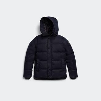 Canada Goose MacMillan Wool Parka (Men, Atlantic Navy Melange, XXL)