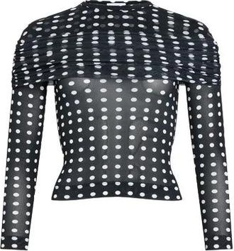Patou Top E26 - Dames - Blouses - Zwart - M - Overhemden