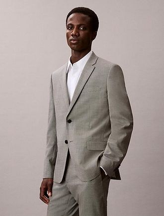 Calvin Klein Blazer slim de pata de gallo