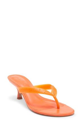 Farm Rio Rob Thong Slide Sandal in Flame Orange at Nordstrom, Size 10
