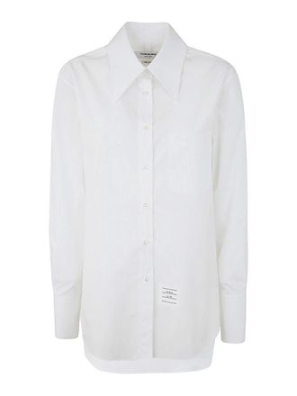 Thom Browne Easy fit point collar shirt