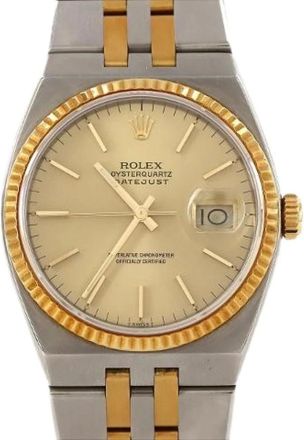 Rolex Pre-owned Oysterquartz Acciaio Inossidabile Oro Giallo 17013 - - Pre-owned - Donna - Giallo - ONE SIZE