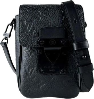 Louis Vuitton Pre-owned Vintage Schoudertas - Heren - Vintage Schoudertas - Zwart - ONE Size - Leer - Vintage