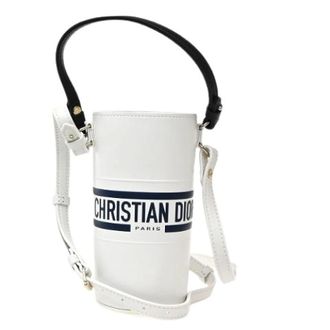 Dior Pre-owned Bucket Bags, female, White, Size: ONE SIZE Pre-owned Vibe bottle holder bag