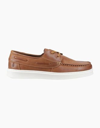 Hush Puppies Mens Hush Puppies MADDEN BOAT SHOE Mens Boat & Deck Shoes Tan - Brown - Size: 12