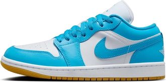 Nike Jordan 1 Low Wmns Jade Smoke - Dames - Fitnessschoenen - Blauw - 38 1/2 EU - Leer - Fitness