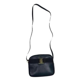 Ferragamo Pre-owned Cross Body Bags, female, Black, Size: ONE SIZE Pre-owned Leather handbags