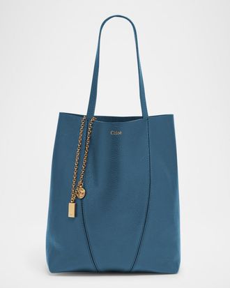 Chlo&eacute; Spin Medium Tote Bag in Leather
