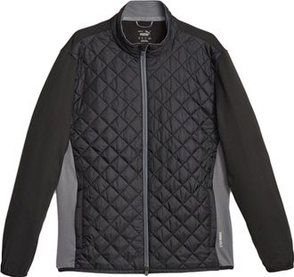 Puma Mens Golf Frost Quilted Jacket Black 621522-01