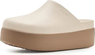 Crocs Dylan Platform Clog, Mule Platform Shoes Womens Clog Shoes Frappe/Latte : 10 M, EVA