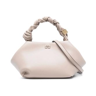 Ganni Bou Tote Bag - Bags - Mujer - Beige - ONE SIZE