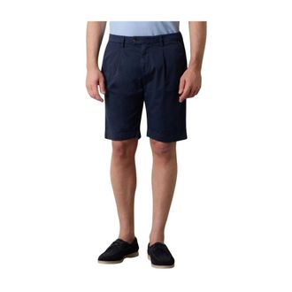 Brooks Brothers Klassieke Katoenen Shorts - Heren - Korte Broeken - Blauw - W30 - Katoen - Korte Broeken