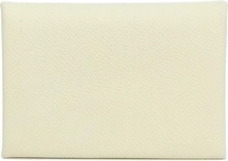 Herm&egrave;s Jaune Epsom Leather Coin Purse/Coin Case (Pre-Owned)