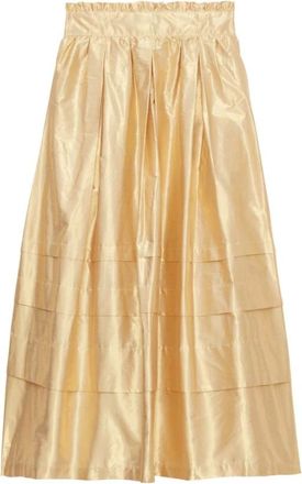 Ines De La Fressange Rokken, Dames, Geel, XS, Katoen, Heloise Skirt