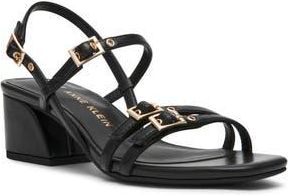 Anne Klein Maybelle Block Heel Sandal in Black at Nordstrom Rack, Size 8.5