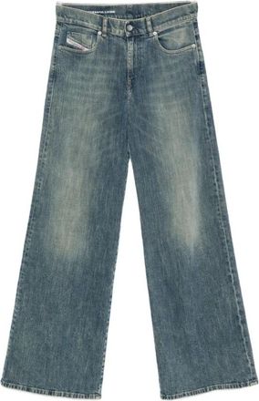 Diesel 1978 D-Akemi Flare Jeans - Dames - Loose Fit Jeans - Blauw - W29 - Jeans
