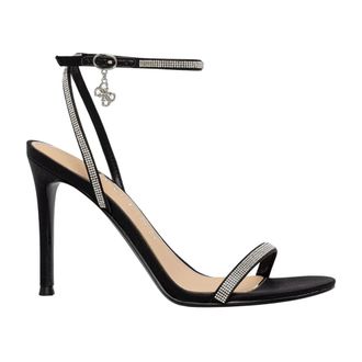Guess Schoenen, Dames, Zwart, 40 EU, Leer, Charmer High Heel Sandalen
